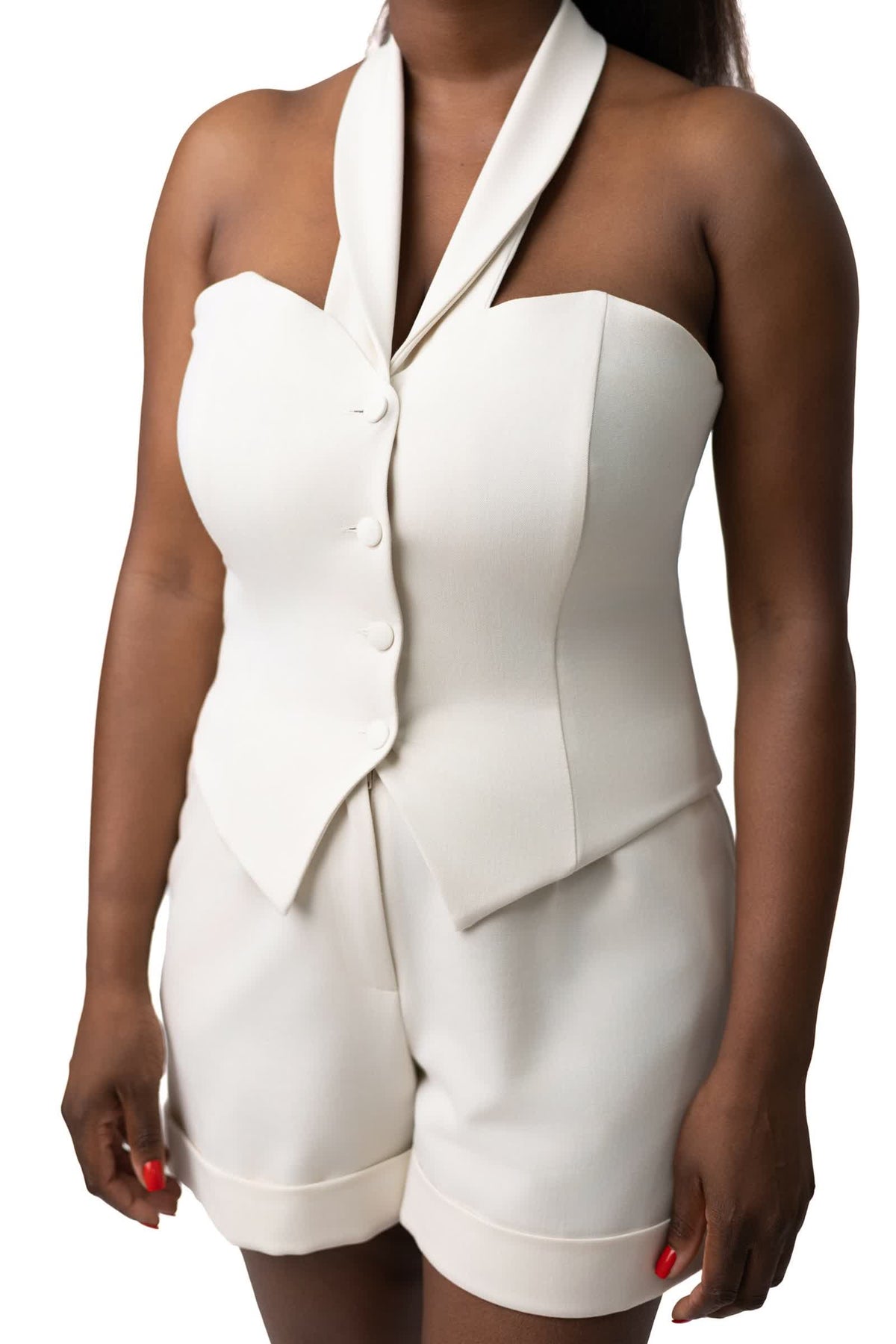 Statement Vest Ivory