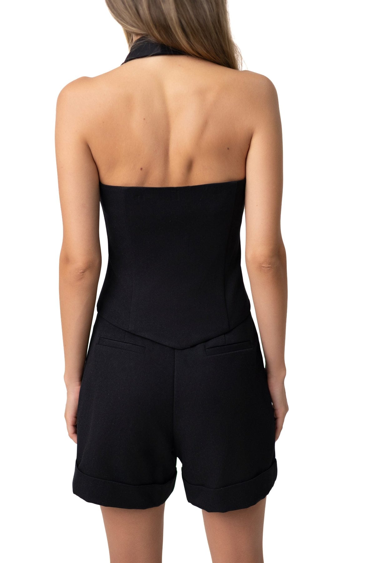 Statement Vest Black
