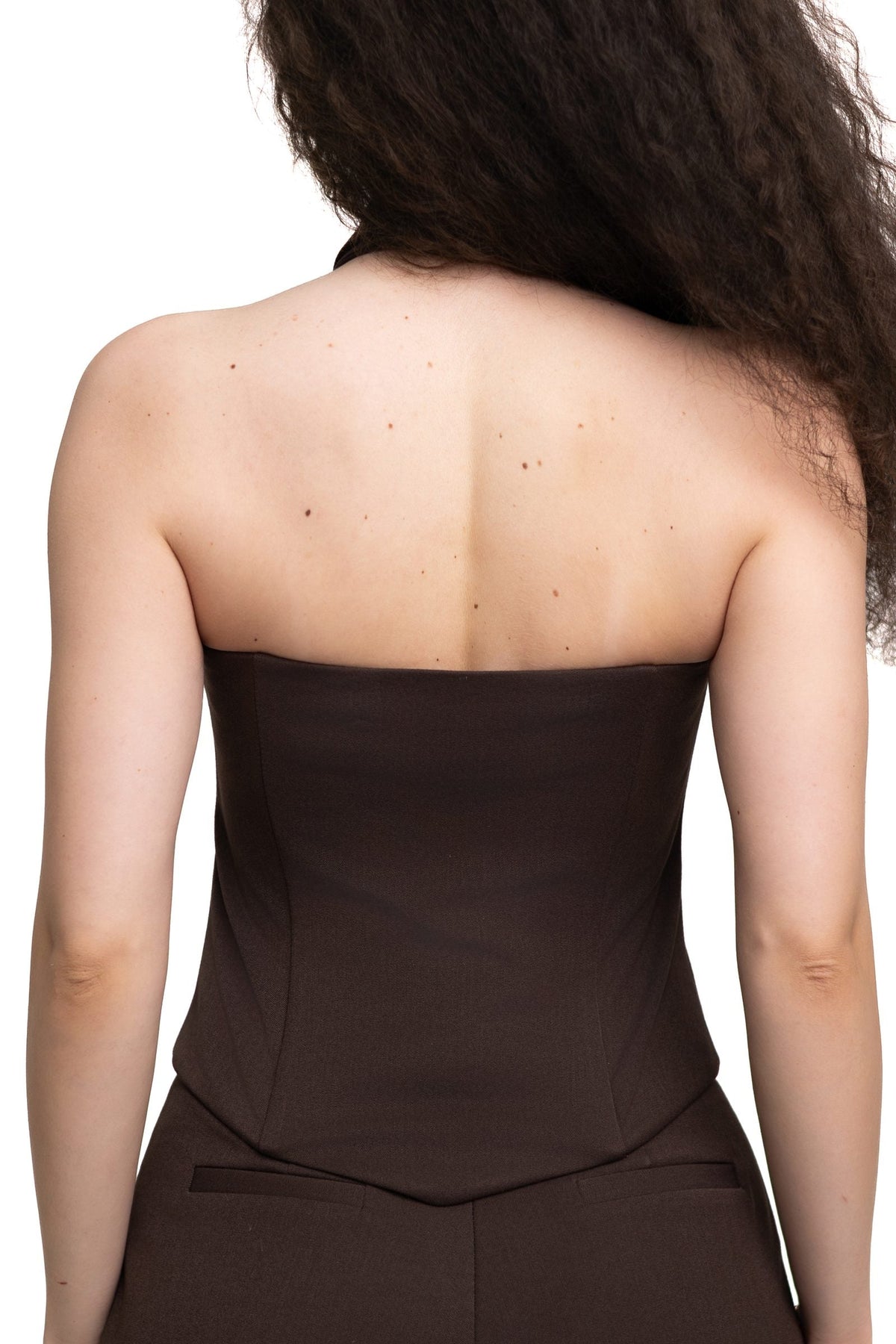 Statement Vest Chocolate