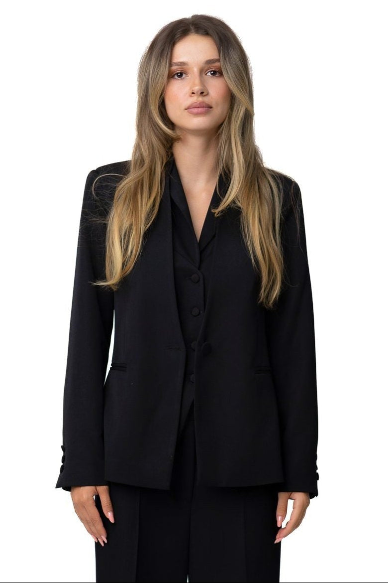 Statement Blazer Black