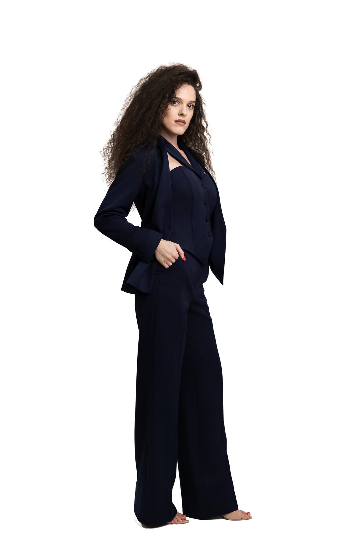 Statement Set — 2 Pieces Navy